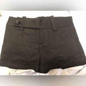 Beautiful Brand New Black Cuffed Bebe Shorts!!